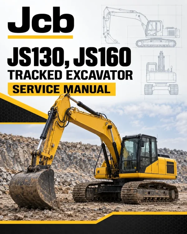 JCB JS130, JS160 Tracked Excavator Service Manual