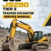 JCB JS290 Tier 3 Auto Tracked Excavator Service Manual