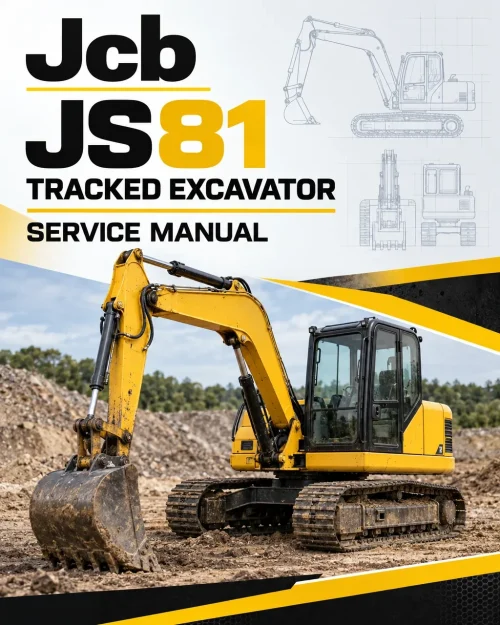 JCB JS81 Tracked Excavator Service Manual JCB JS81 Tracked Excavator Service Manual