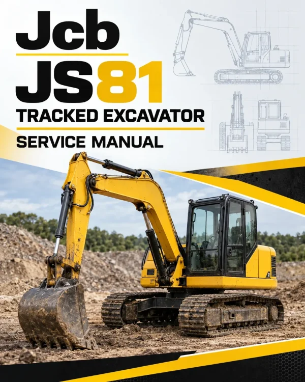 JCB JS81 Tracked Excavator Service Manual