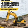 JCB JS200LC, JS240LC, JS300LC, JS450LC Excavator Service Manual JCB JS200LC, JS240LC, JS300LC, JS450LC Excavator Service Manual