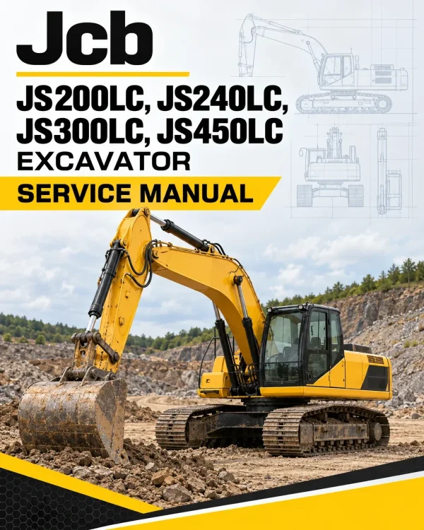 JCB JS200LC, JS240LC, JS300LC, JS450LC Excavator Service Manual JCB JS200LC, JS240LC, JS300LC, JS450LC Excavator Service Manual