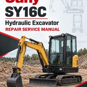 Sany SY16C Hydraulic Excavator Repair Service Manual
