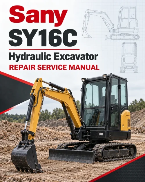 Sany SY16C Hydraulic Excavator Repair Service Manual