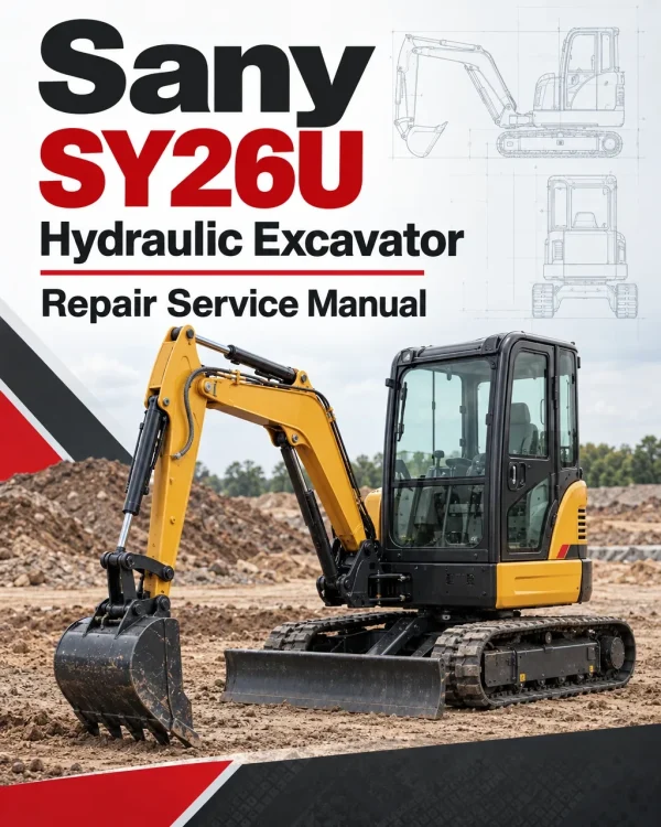 Sany SY26U Hydraulic Excavator Repair Service Manual