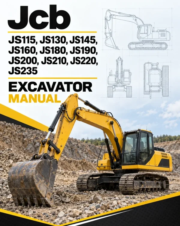JCB JS115, JS130, JS145, JS160, JS180, JS190, JS200, JS210, JS220, JS235 Excavator Manual JCB JS115, JS130, JS145, JS160, JS180, JS190, JS200, JS210, JS220, JS235 Excavator Manual