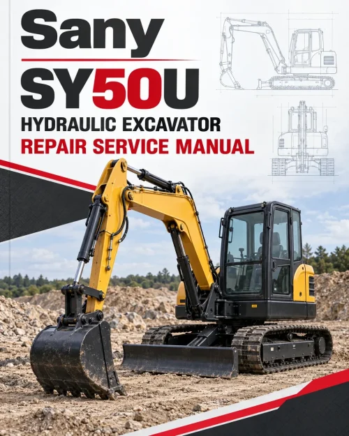 Sany SY50U Hydraulic Excavator Repair Service Manual