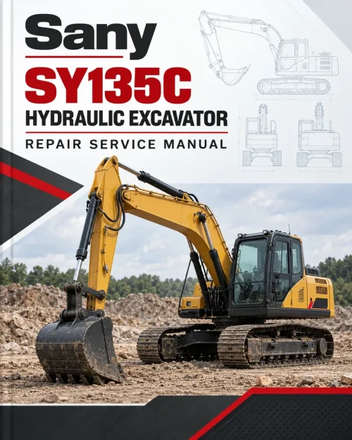 Sany SY135C Hydraulic Excavator Repair Service Manual Sany SY135C Hydraulic Excavator Repair Service Manual