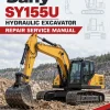 Sany SY155U Hydraulic Excavator Repair Service Manual Sany SY155U Hydraulic Excavator Repair Service Manual