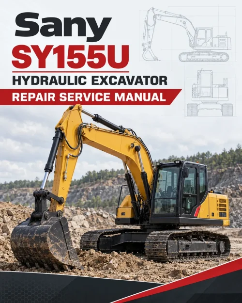 Sany SY155U Hydraulic Excavator Repair Service Manual