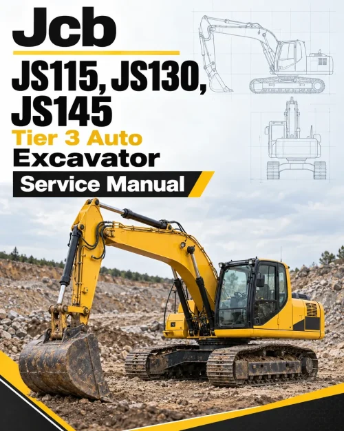 JCB JS115, JS130, JS145 Tier 3 Auto Excavator Service Manual