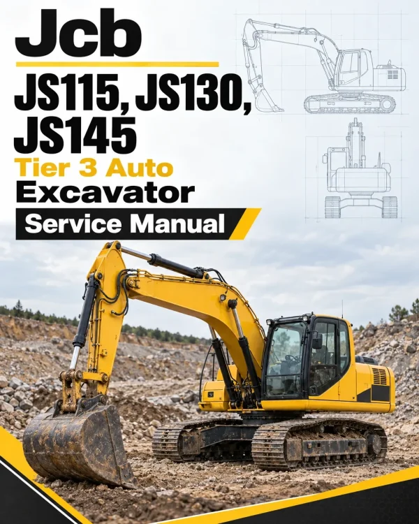 JCB JS115, JS130, JS145 Tier 3 Auto Excavator Service Manual