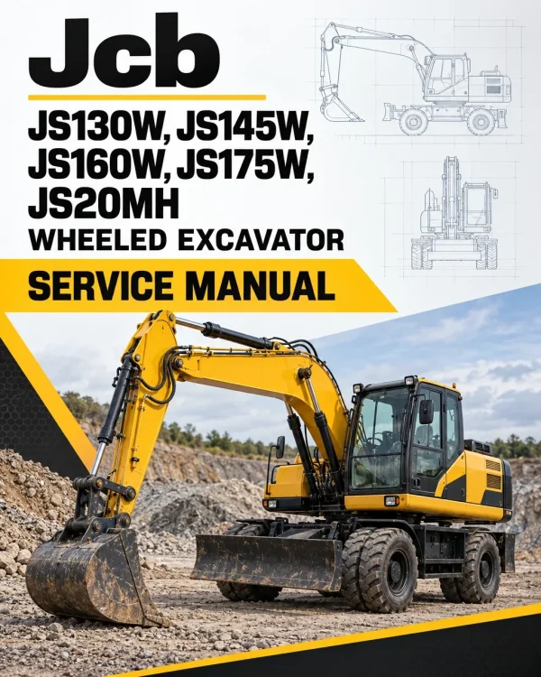 JCB JS130W, JS145W, JS160W, JS175W, JS20MH Wheeled Excavator Service Manual JCB JS130W, JS145W, JS160W, JS175W, JS20MH Wheeled Excavator Service Manual