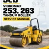 JCB Vibromax 253, 263 Tandum Roller Service Manual JCB Vibromax 253, 263 Tandum Roller Service Manual