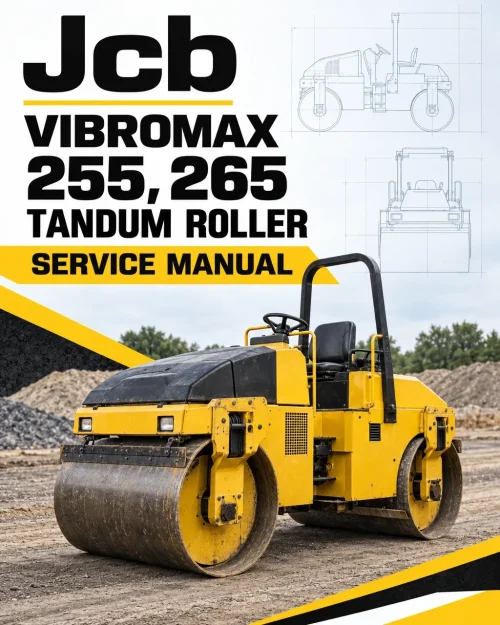 JCB Vibromax 255, 265 Tandum Roller Service Manual