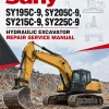 Sany SY195C-9, SY205C-9, SY215C-9, SY225C-9 Hydraulic Excavator Repair Service Manual
