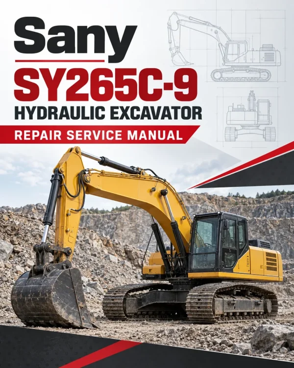 Sany SY265C-9 Hydraulic Excavator Repair Service Manual Sany SY265C-9 Hydraulic Excavator Repair Service Manual