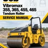 JCB Vibromax 355, 365, 455, 465 Tandum Roller Service Manual JCB Vibromax 355, 365, 455, 465 Tandum Roller Service Manual