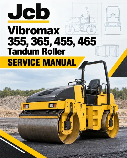JCB Vibromax 355, 365, 455, 465 Tandum Roller Service Manual JCB Vibromax 355, 365, 455, 465 Tandum Roller Service Manual