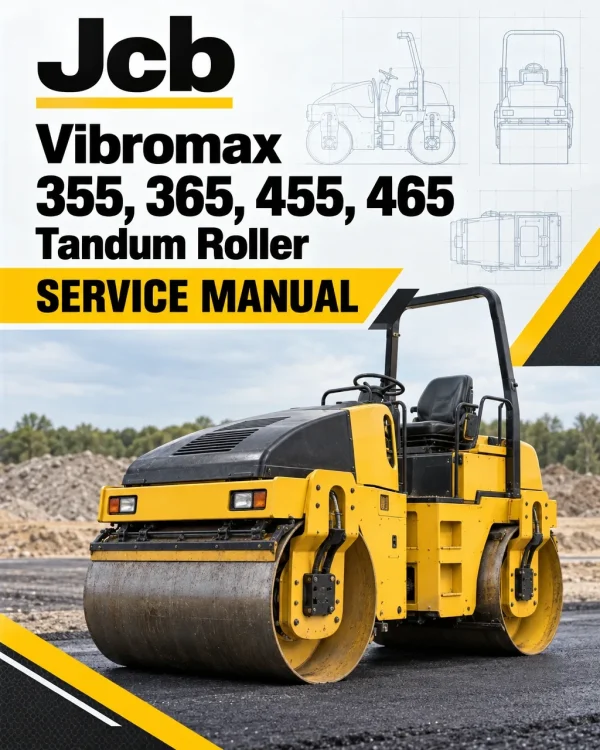 JCB Vibromax 355, 365, 455, 465 Tandum Roller Service Manual JCB Vibromax 355, 365, 455, 465 Tandum Roller Service Manual