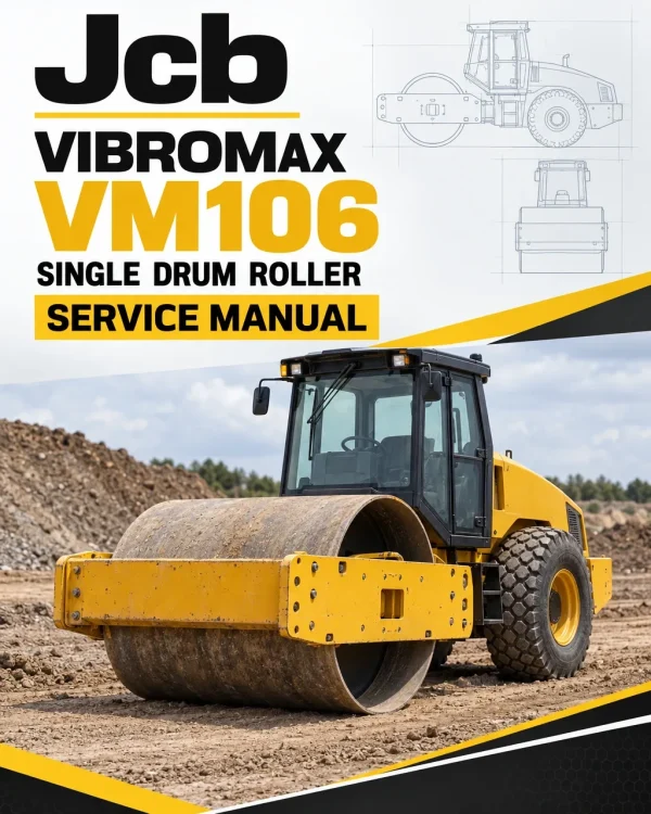 JCB Vibromax VM106 Single Drum Roller Service Manual JCB Vibromax VM106 Single Drum Roller Service Manual