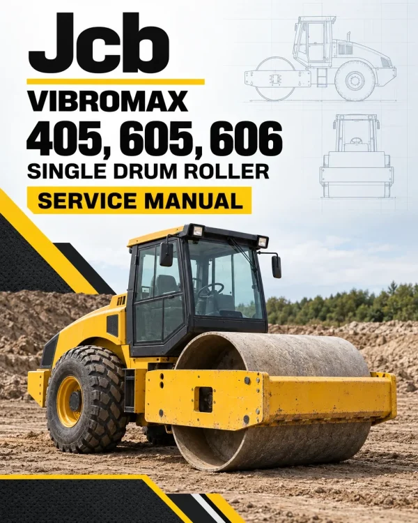 JCB Vibromax 405, 605, 606 Single Drum Roller Service Manual