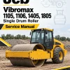 JCB Vibromax 1105, 1106, 1405, 1805 Single Drum Roller Service Manual