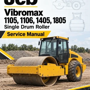JCB Vibromax 1105, 1106, 1405, 1805 Single Drum Roller Service Manual JCB Vibromax 1105, 1106, 1405, 1805 Single Drum Roller Service Manual