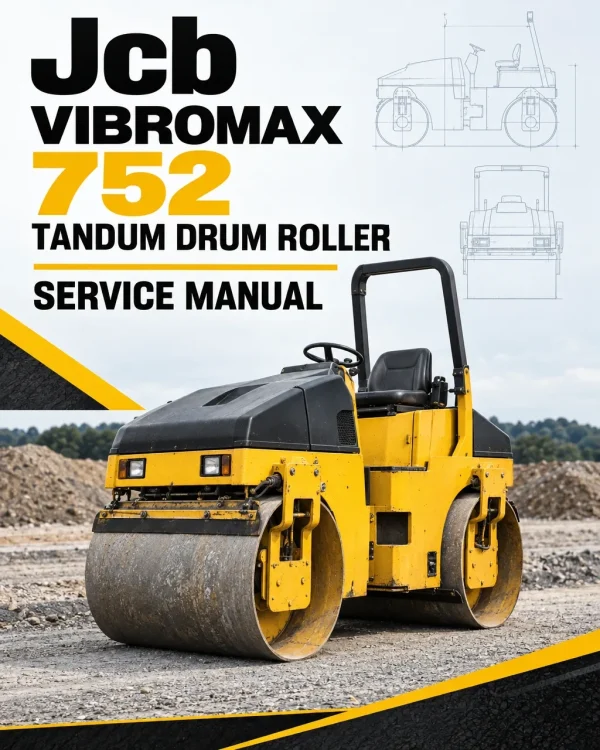 JCB Vibromax 752 Tandum Drum Roller Service Manual