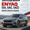 SKODA ENYAQ (5A, 5AC, 5AZ) Repair Service Manual SKODA ENYAQ (5A, 5AC, 5AZ) Repair Service Manual