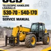 JCB Telescopic Handlers Loadalls 530-70 - 540-170 Series Service Manual
