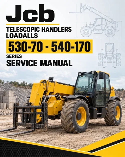 JCB Telescopic Handlers Loadalls 530-70 - 540-170 Series Service Manual