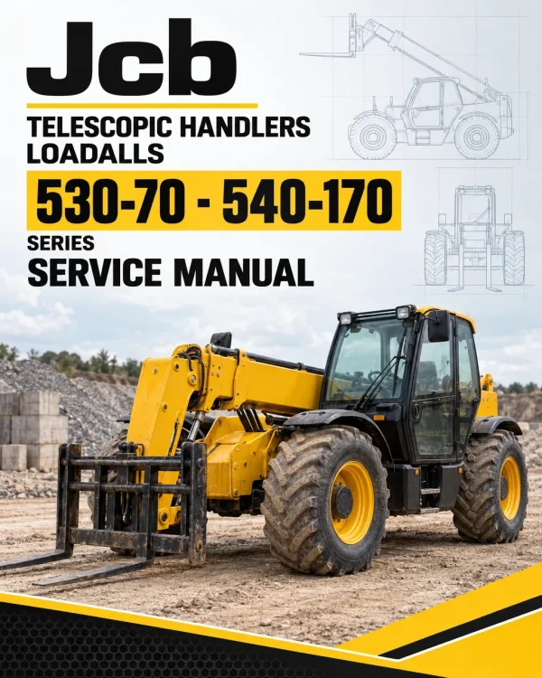 JCB Telescopic Handlers Loadalls 530-70 - 540-170 Series Service Manual