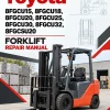 Toyota 8FGCU15, 8FGCU18, 8FGCU20, 8FGCU25, 8FGCU30, 8FGCU32, 8FGCSU20 Forklift Repair Manual