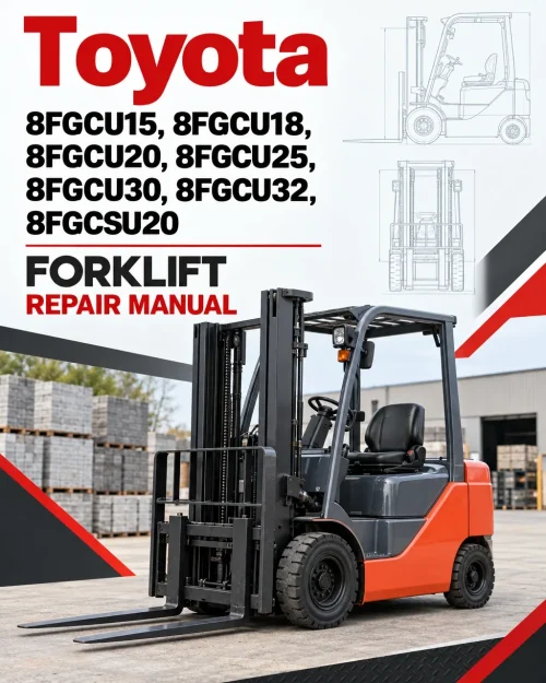 Toyota 8FGCU15, 8FGCU18, 8FGCU20, 8FGCU25, 8FGCU30, 8FGCU32, 8FGCSU20 Forklift Repair Manual Toyota 8FGCU15, 8FGCU18, 8FGCU20, 8FGCU25, 8FGCU30, 8FGCU32, 8FGCSU20 Forklift Repair Manual