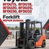 Toyota 8FDU15, 8FDU18, 8FDU20, 8FDU25, 8FDU30, 8FDU32 Forklift Repair Manual