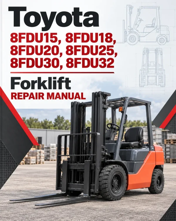 Toyota 8FDU15, 8FDU18, 8FDU20, 8FDU25, 8FDU30, 8FDU32 Forklift Repair Manual