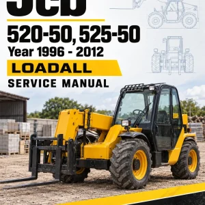 JCB 520-50, 525-50 Year 1996 - 2012 Loadall Service Manual