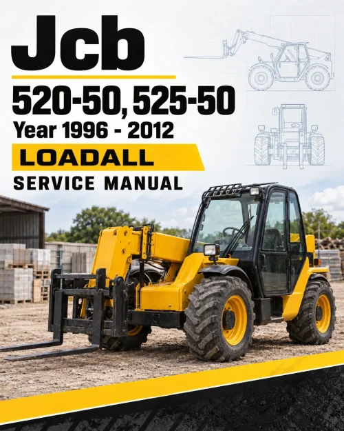 JCB 520-50, 525-50 Year 1996 - 2012 Loadall Service Manual
