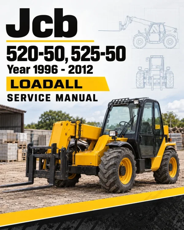 JCB 520-50, 525-50 Year 1996 - 2012 Loadall Service Manual JCB 520-50, 525-50 Year 1996 - 2012 Loadall Service Manual