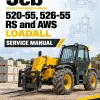 JCB 520-55, 526-55 RS and AWS Loadall Service Manual JCB 520-55, 526-55 RS and AWS Loadall Service Manual