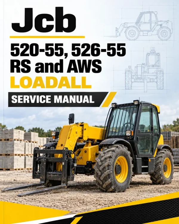 JCB 520-55, 526-55 RS and AWS Loadall Service Manual JCB 520-55, 526-55 RS and AWS Loadall Service Manual