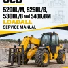 JCB 520HL/M, 525HL/B, 530HL/B and 540B/BM Loadall Service Manual JCB 520HL/M, 525HL/B, 530HL/B and 540B/BM Loadall Service Manual