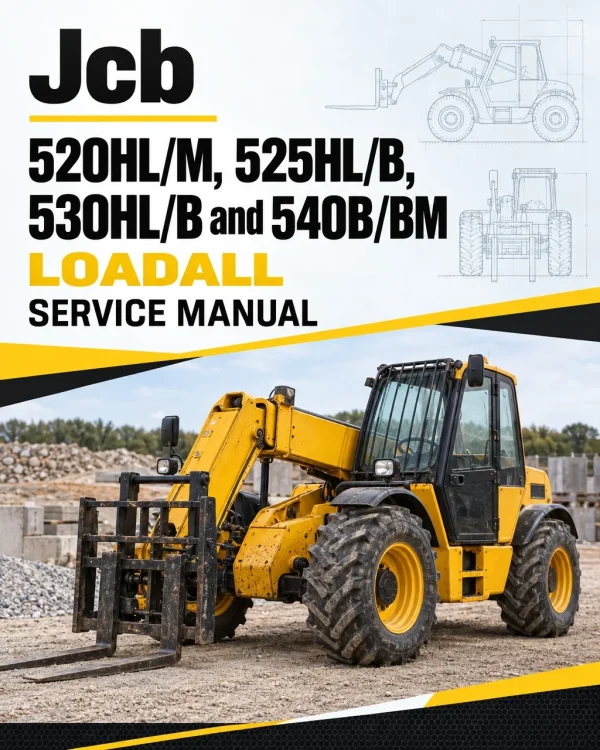 JCB 520HL/M, 525HL/B, 530HL/B and 540B/BM Loadall Service Manual JCB 520HL/M, 525HL/B, 530HL/B and 540B/BM Loadall Service Manual