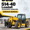 JCB 514-40 Loadall Telescopic Handlers Service Manual JCB 514-40 Loadall Telescopic Handlers Service Manual