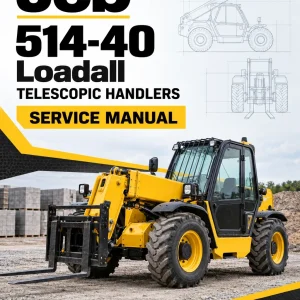 JCB 514-40 Loadall Telescopic Handlers Service Manual JCB 514-40 Loadall Telescopic Handlers Service Manual
