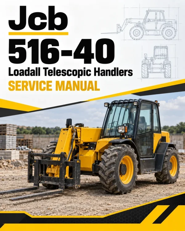 JCB 516-40 Loadall Telescopic Handlers Service Manual JCB 516-40 Loadall Telescopic Handlers Service Manual