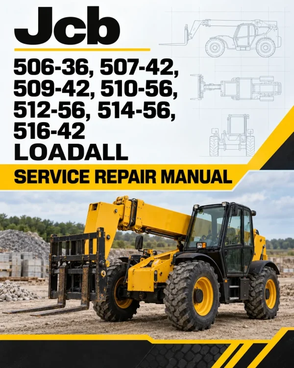 JCB 506-36, 507-42, 509-42, 510-56, 512-56, 514-56, 516-42 Loadall Service Repair Manual