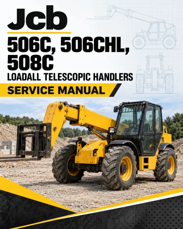 JCB 506C, 506CHL, 508C Loadall Telescopic Handlers Service Manual JCB 506C, 506CHL, 508C Loadall Telescopic Handlers Service Manual