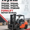 Toyota 7FGU35, 7FGU45, 7FGU60, 7FGU70, 7FGU80, 7FGKU40 Forklift Repair Manual Toyota 7FGU35, 7FGU45, 7FGU60, 7FGU70, 7FGU80, 7FGKU40 Forklift Repair Manual